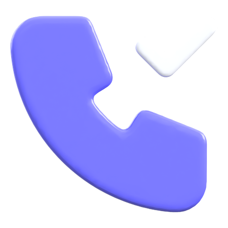 通話受付  3D Icon