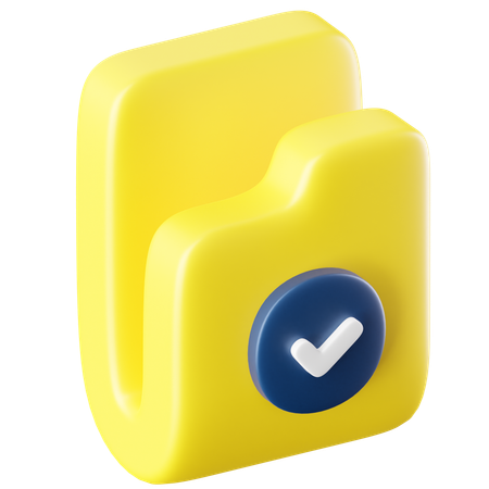 Accepted File  3D Icon