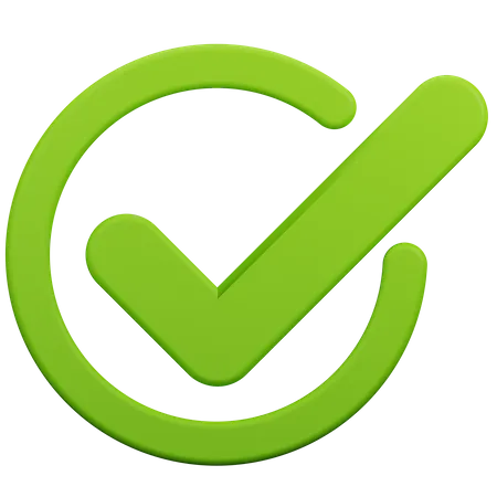 Accepted Symbol  3D Icon