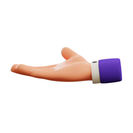 Accepting hand gesture  3D Icon