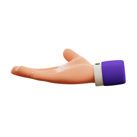 Accepting hand gesture  3D Icon