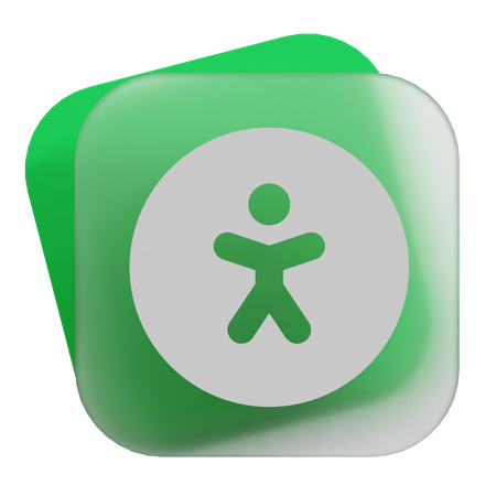 Accesible  3D Icon