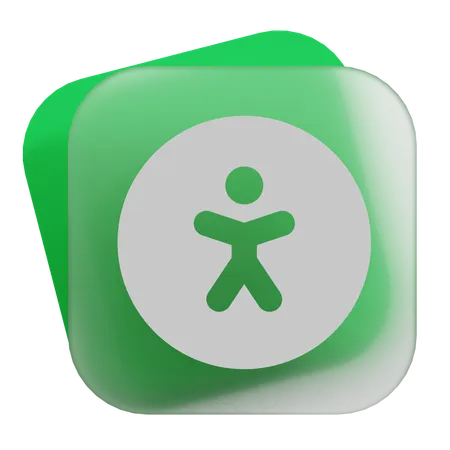 Accesible  3D Icon