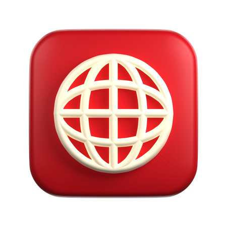 Acceso a Internet  3D Icon