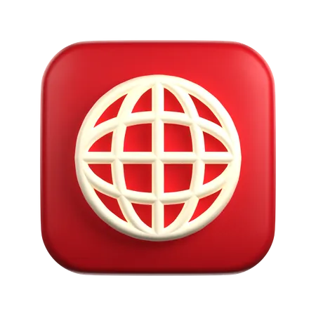 Acceso a Internet  3D Icon