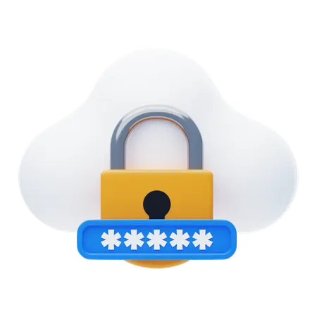 Acceso a la nube  3D Icon