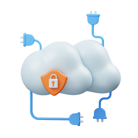 Acceso a la nube  3D Icon