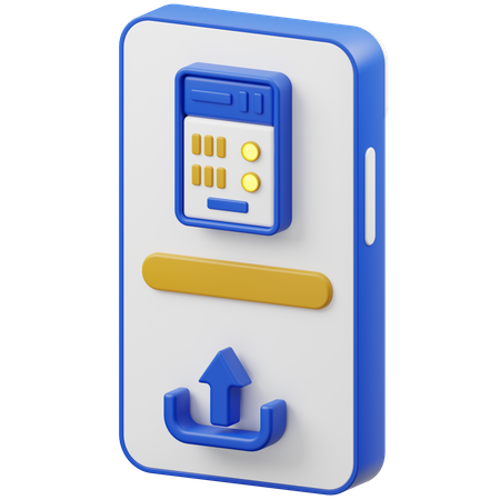 Acceso móvil  3D Icon