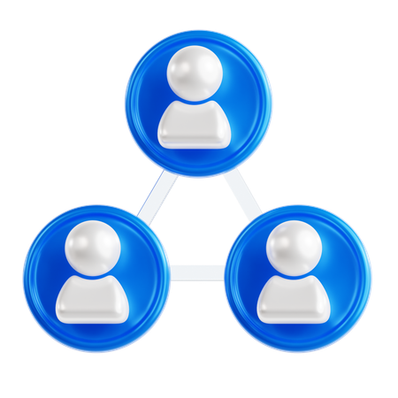 Acceso multiusuario  3D Icon