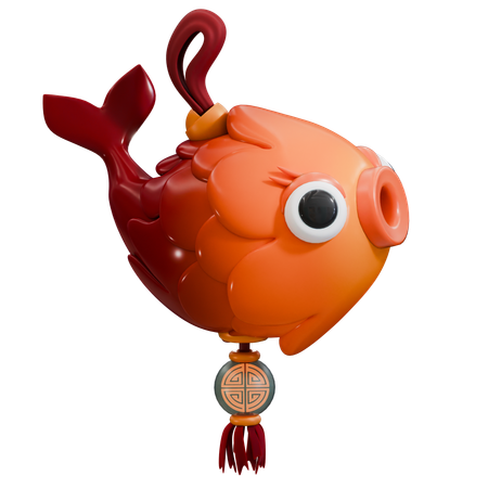 Accesorios de pescado chinos  3D Icon