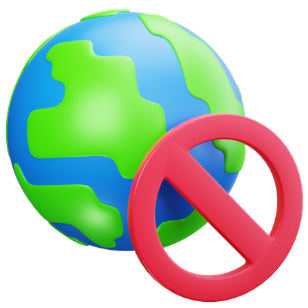 Access Blocked  3D Icon