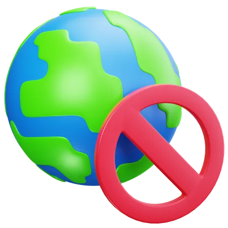 Access Blocked  3D Icon