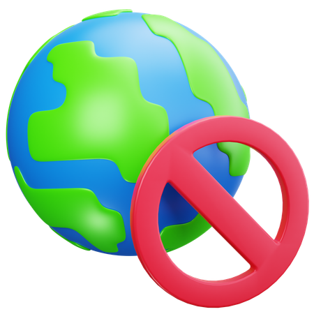 Access Blocked  3D Icon