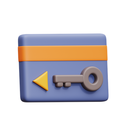 Access Card  3D Icon