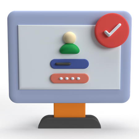 Access Control  3D Icon