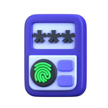 Access Control  3D Icon