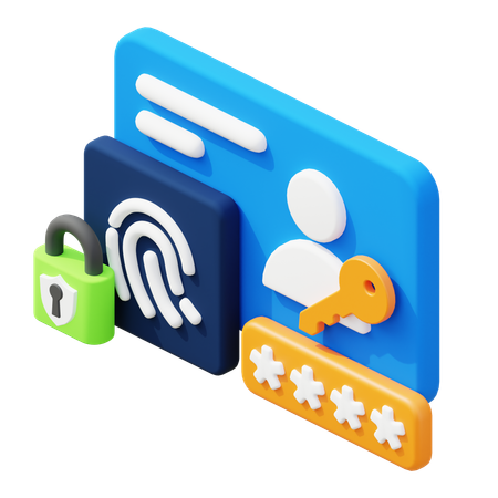 Access Control  3D Icon