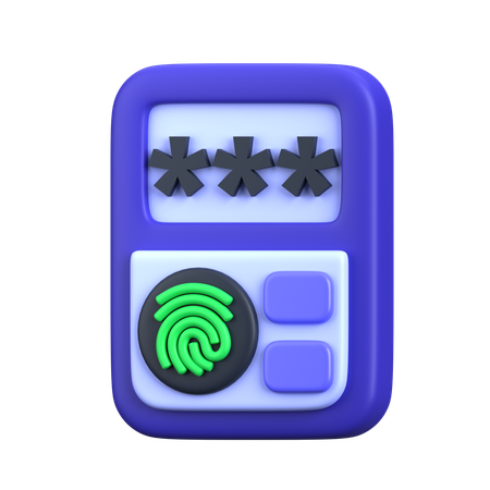 Access Control  3D Icon