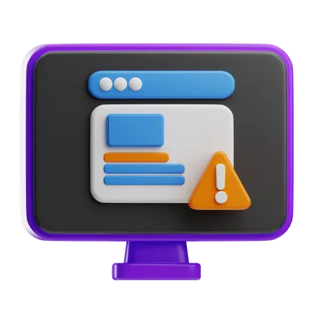 Access Denied Internet Security  3D Icon