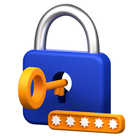 Access Key  3D Icon