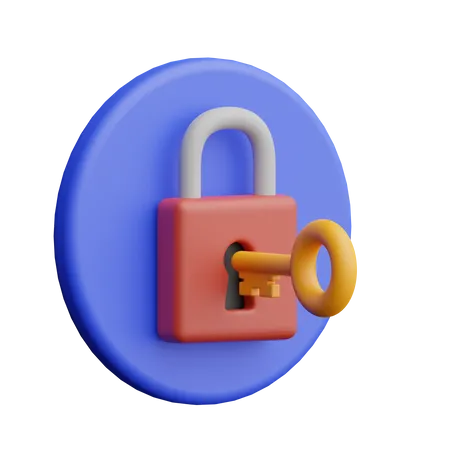 Access Key  3D Icon