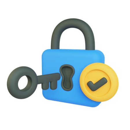 Access Key  3D Icon