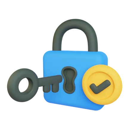 Access Key  3D Icon