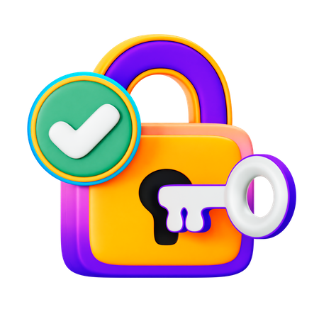 Access Key  3D Icon