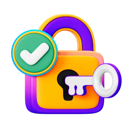 Access Key  3D Icon