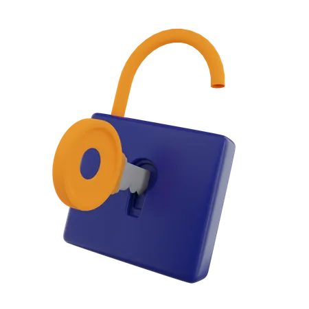 Access Key  3D Icon