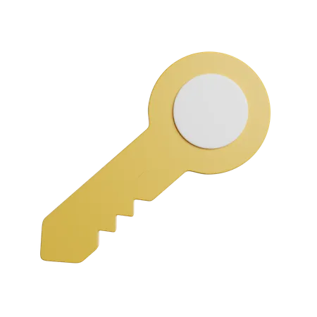 Access Key 3D Icon
