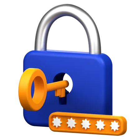 Access Key  3D Icon
