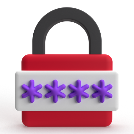 アクセスパスワード  3D Icon
