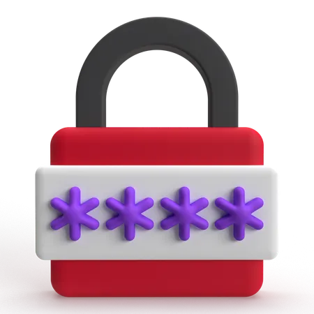 アクセスパスワード  3D Icon