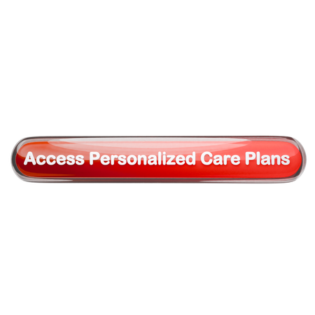 Access Personalized Care Plans  3D Icon