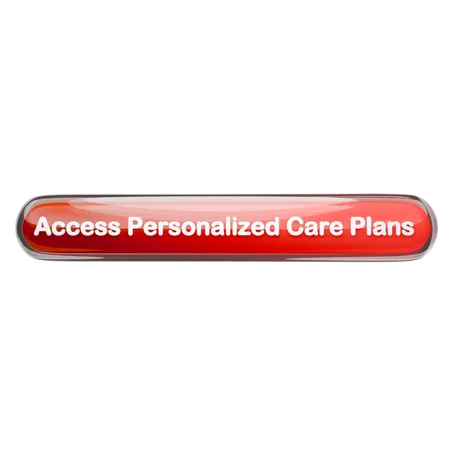 Access Personalized Care Plans  3D Icon