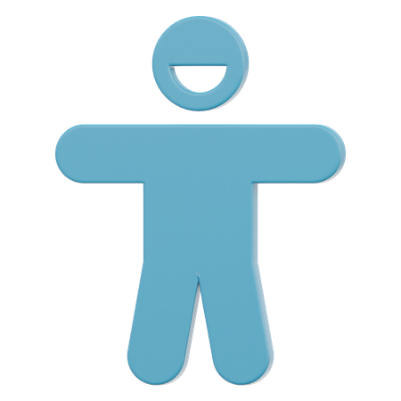 アクセシビリティ  3D Icon