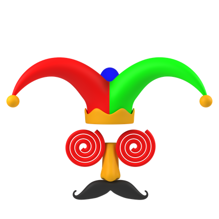 Accessoires de clowns  3D Icon