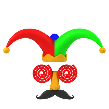 Accessoires de clowns  3D Icon