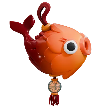 Accessoires de poisson chinois  3D Icon