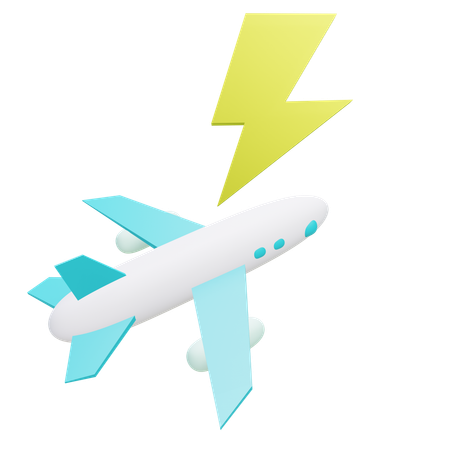 Accident d'avion  3D Icon