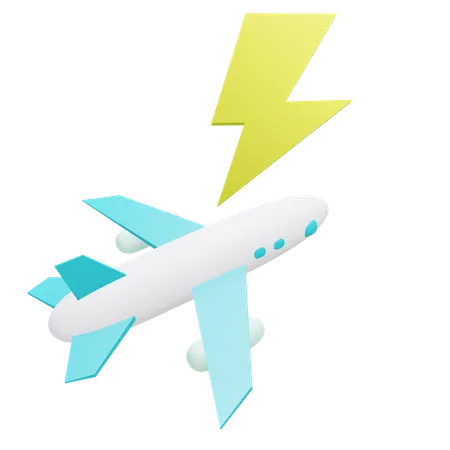 Accident d'avion  3D Icon