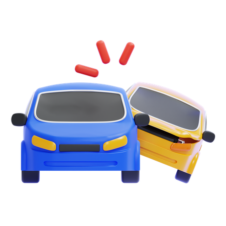 Accident de voiture  3D Icon