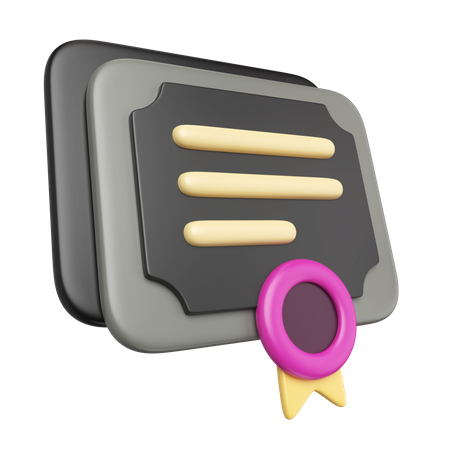 Documento de acciones  3D Icon