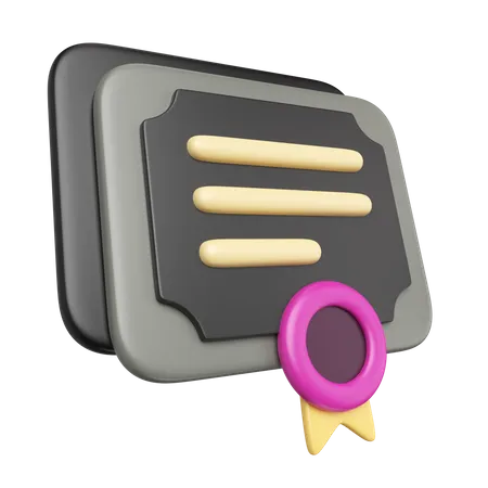 Documento de acciones  3D Icon