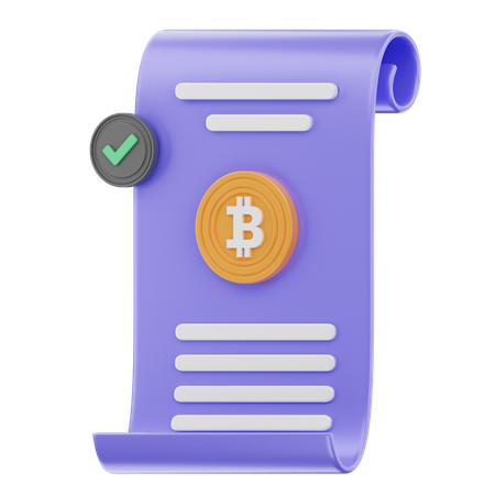 Accord Bitcoin  3D Icon