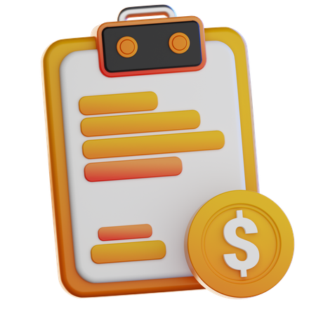 Accord financier  3D Icon