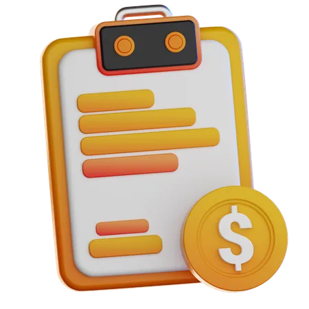 Accord financier  3D Icon