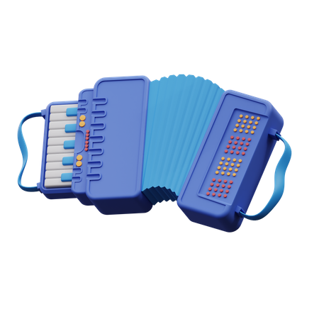 Accordéon  3D Icon