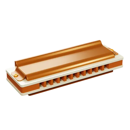 Harmonica  3D Icon